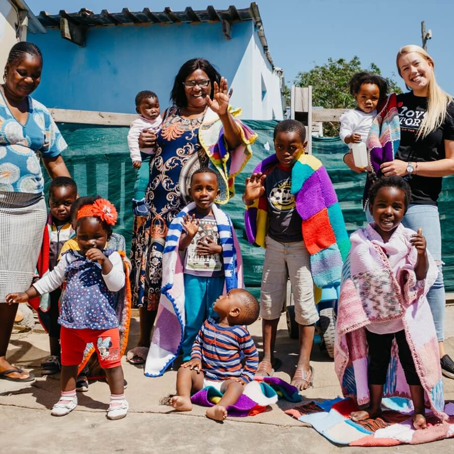 Volunteers at a Pre-School in Port Elizabeth Gqeberha