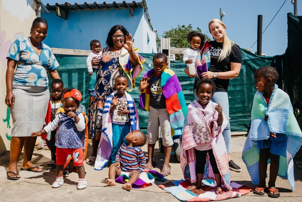 Volunteers at a Pre-School in Port Elizabeth Gqeberha